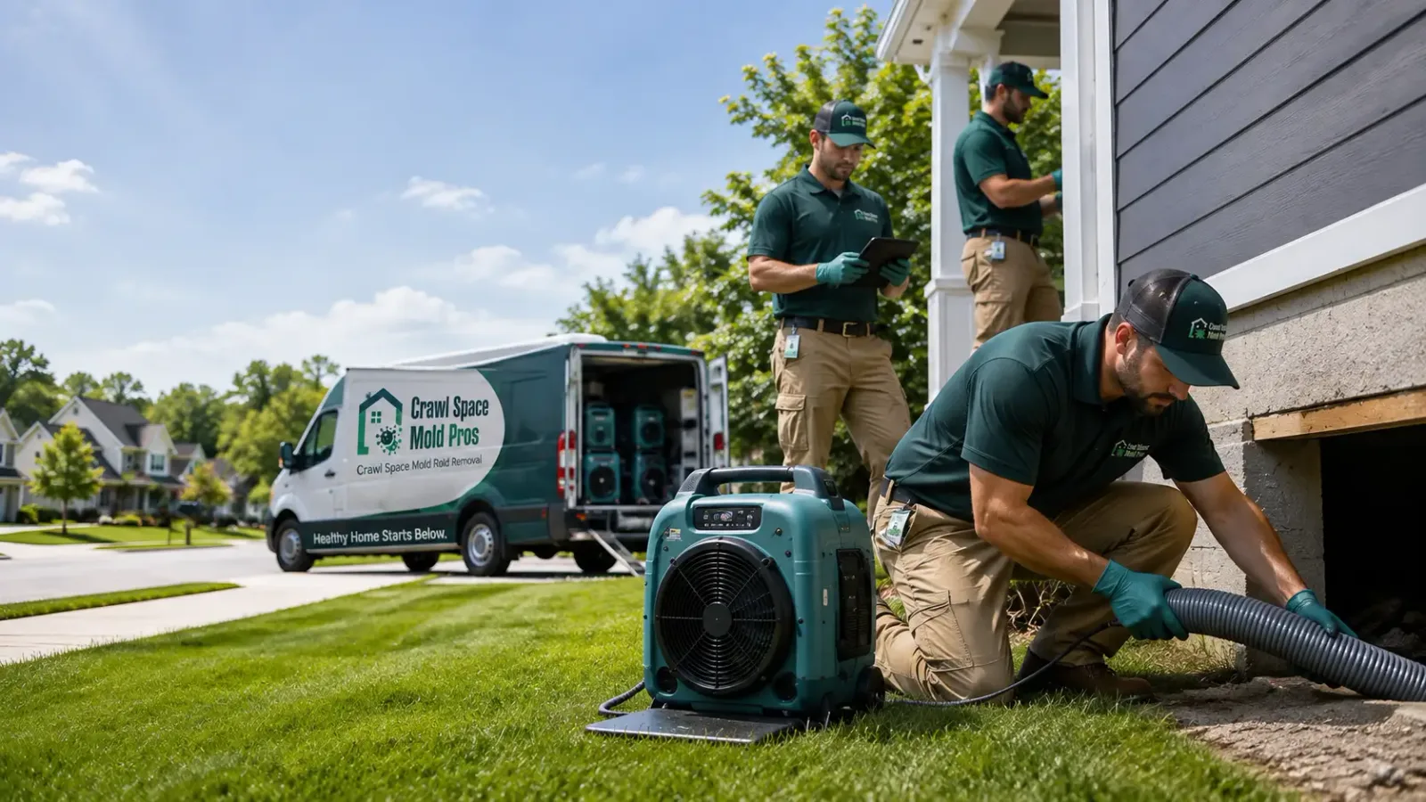 Crawl Space Mold Removal in Osage, WY